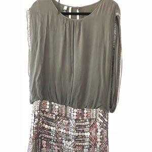 RARE! Mango mini sequin dress sz xs